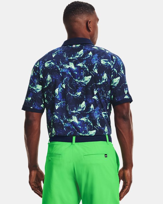 Men's UA Iso-Chill Feather Polo, Navy, pdpMainDesktop image number 1
